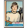 Image 1 : 1974-75 TOPPS NHL GREG POLIS