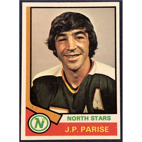 1974-75 TOPPS NHL J.P. PARISE