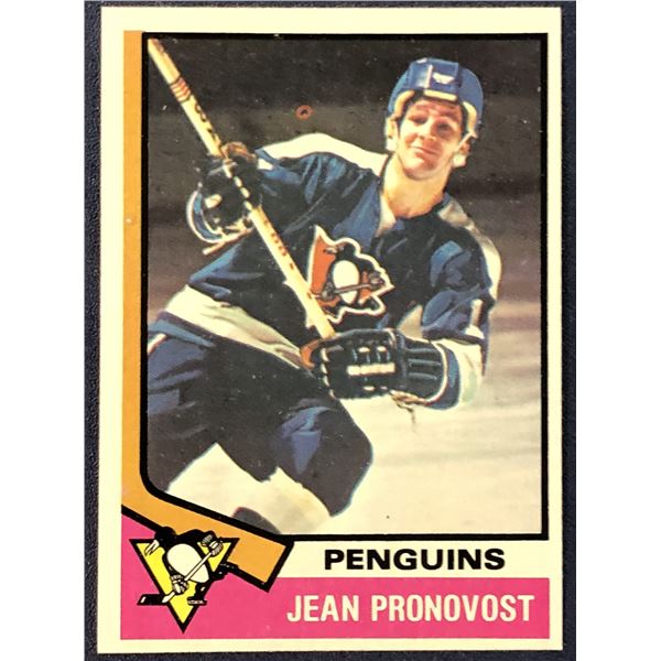 1974-75 TOPPS NHL JEAN PRONOVOST