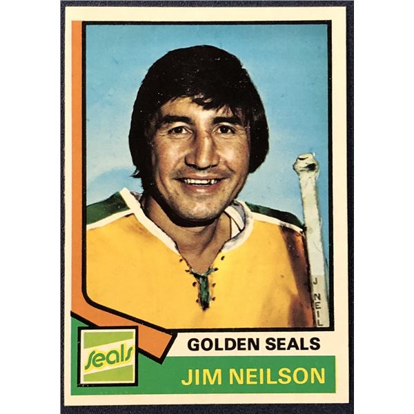 1974-75 TOPPS NHL JIM NEILSON
