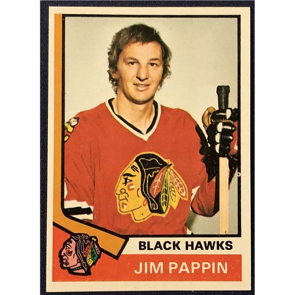 1974-75 TOPPS NHL JIM PAPPIN