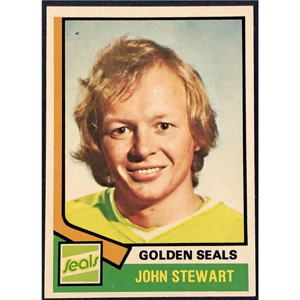 1974-75 TOPPS NHL JOHN STEWART