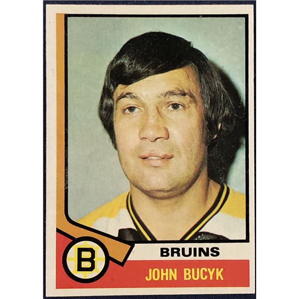 1974-75 TOPPS NHL JOHNNY BUCYK (HOF)