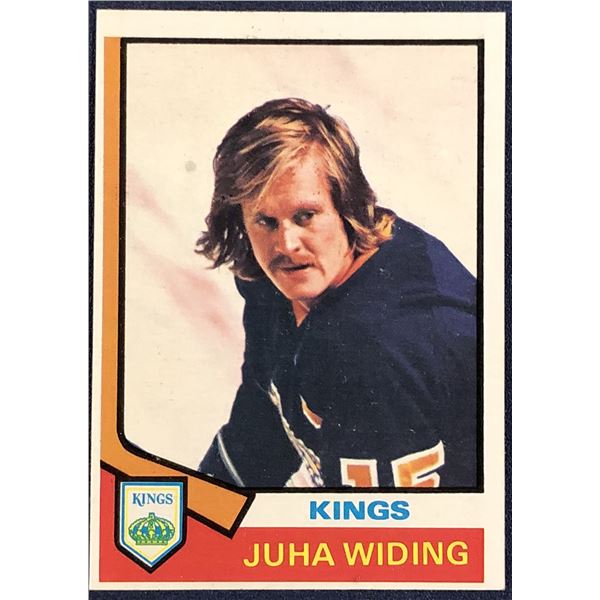 1974-75 TOPPS NHL JUHA WIDING