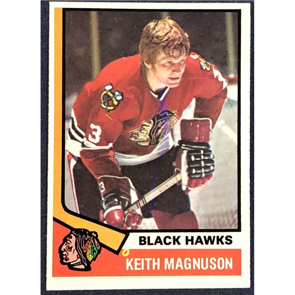 1974-75 TOPPS NHL KEITH MAGNUSON
