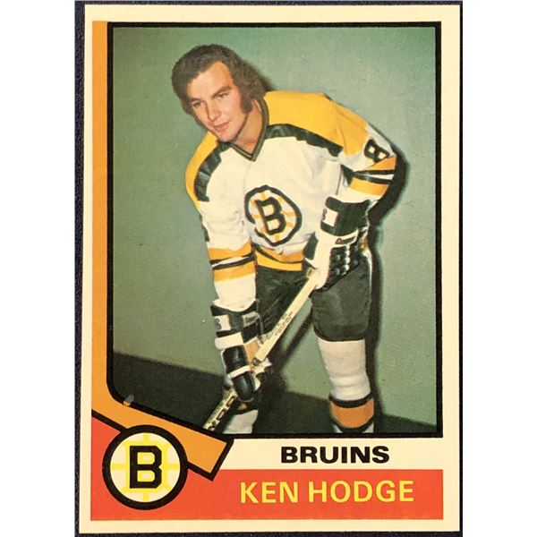 1974-75 TOPPS NHL KEN HODGE