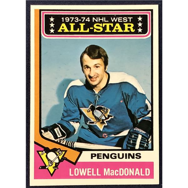1974-75 TOPPS NHL LOWELL MacDONALD