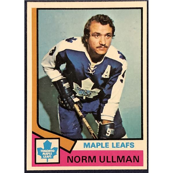 1974-75 TOPPS NHL NORM ULLMAN (HOF)