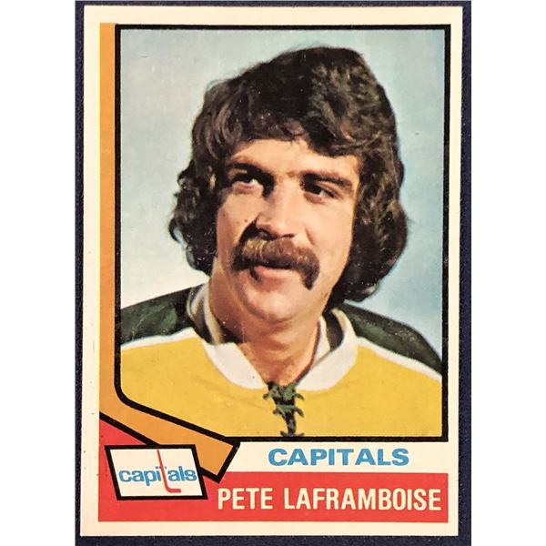 1974-75 TOPPS NHL PETE LAFRAMBOISE