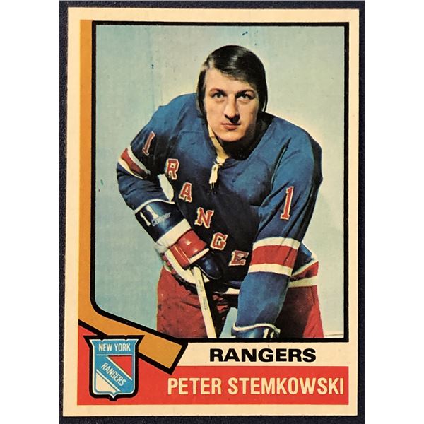 1974-75 TOPPS NHL PETER STEMKOWSKI