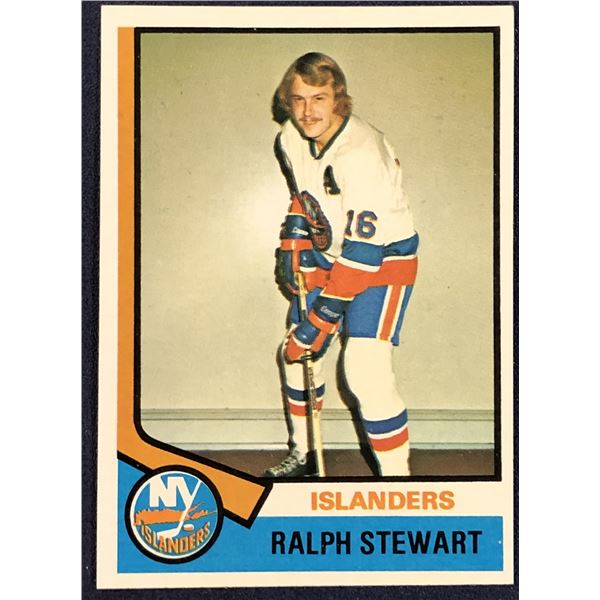 1974-75 TOPPS NHL RALPH STEWART ROOKIE CARD