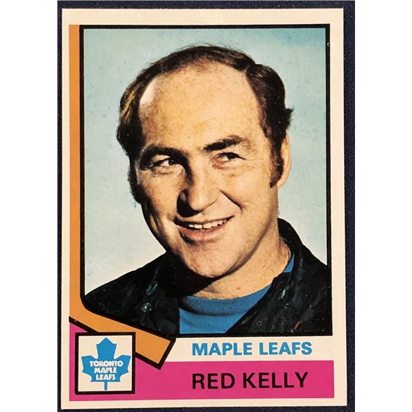 1974-75 TOPPS NHL RED KELLY (HOF)