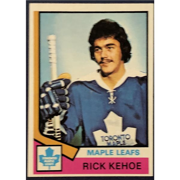 1974-75 TOPPS NHL RICK KEHOE