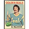 Image 1 : 1975-76 TOPPS NHL HOCKEY AL MacADAM ROOKIE CARD