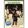 Image 1 : 1975-76 TOPPS NHL HOCKEY BILL HAJT ROOKIE CARD