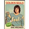 Image 1 : 1975-76 TOPPS NHL HOCKEY DAVE HRECHKOSY ROOKIE CARD