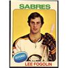 Image 1 : 1975-76 TOPPS NHL HOCKEY LEE FOGOLIN ROOKIE CARD