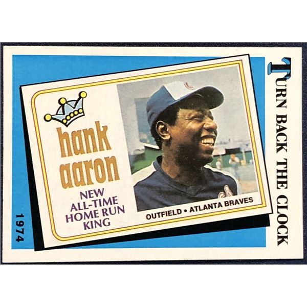 1989 TOPPS BASEBALL HANK AARON (HOF)