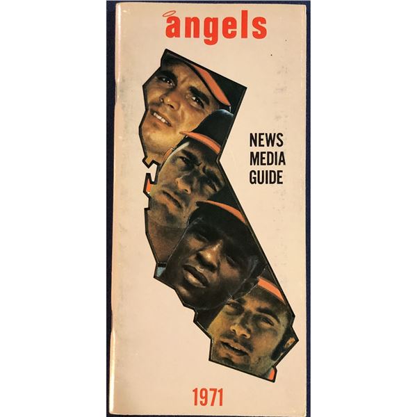 1971 CALIFORNIA ANGELS MEDIA GUIDE