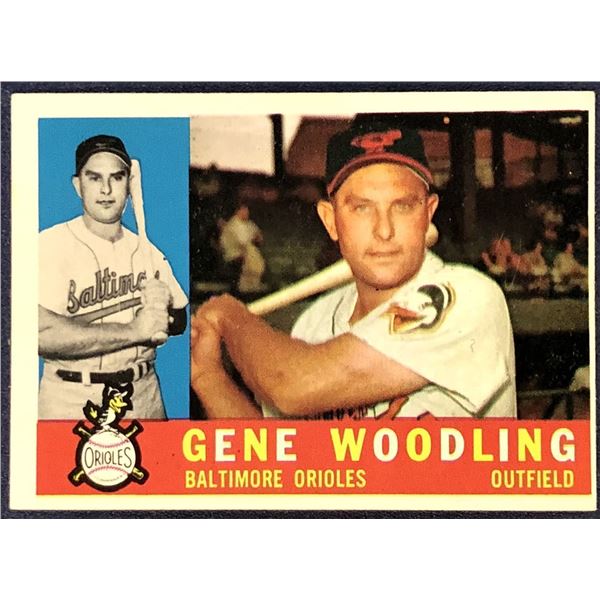 1960 TOPPS GENE WOODLING