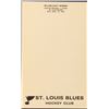 Image 2 : NHL ST. LOUIS BLUES 3.5"x5.5" POSTCARD - SCOTTY BOWMAN (HOF)