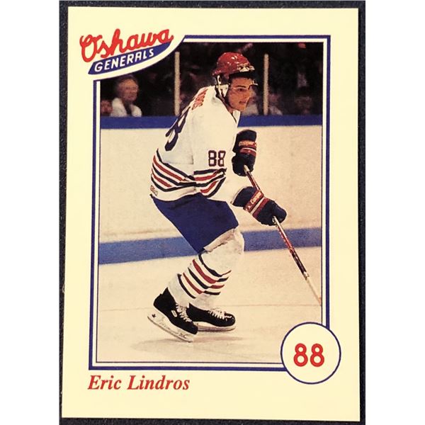 1991-92 DOMINO'S OSHAWA GENERALS ERIC LINDROS (HOF)