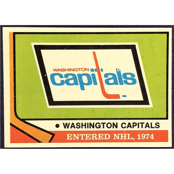 1974-75 TOPPS NHL WASHINGTON CAPITALS