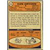 Image 2 : 1974-75 TOPPS NHL KEN DRYDEN (HOF)