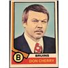 Image 1 : 1974-75 TOPPS NHL DON CHERRY ROOKIE CARD