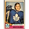 Image 1 : 1974-75 TOPPS NHL BORJE SALMING (HOF) ROOKIE CARD