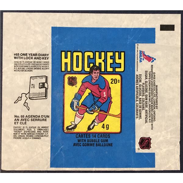 1979-80 O-PEE -CHEE HOCKEY WRAPPER - GRETZKY ROOKIE YEAR