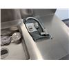 Image 4 : NEW IN CRATE - Stainless Steel Sink w/ Work Surface, Backsplash, Faucet/Undershelf, 48"x24" (Sink A)