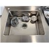 Image 3 : NEW IN CRATE - Stainless Steel Sink w/ Work Surface, Backsplash, Faucet/Undershelf, 48"x24" (Sink D)