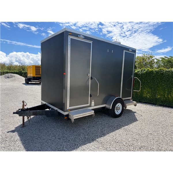 2022 Comforts of Home 12' 2-Station Restroom Trailer w/ AC