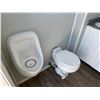 Image 6 : 2022 Comforts of Home 12' 2-Station Restroom Trailer w/ AC