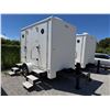 Image 1 : 2022 Satellite Suites RT6x10-2 2-Station Restroom Trailer w/ AC (VIN 1718)