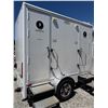 Image 3 : 2022 Satellite Suites RT6x10-2 2-Station Restroom Trailer w/ AC (VIN 1719)