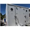 Image 4 : 2022 Satellite Suites RT6x10-2 2-Station Restroom Trailer w/ AC (VIN 1719)