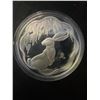 Image 3 : 2011 Royal Canadian Mint $15 .925 Sterling Silver Lunar Lotus Year of the Rabbit Coin in Box