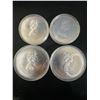 Image 7 : 1976 Montreal Olympic 4-Coin Set, .925 Sterling Silver, 2x $10 (48.06g), 2x $5 (24.17g) Coins