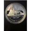 Image 2 : 1987 Canada Proof Silver Dollar Davis Strait 400th Anniversary in Case with COA