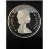Image 2 : 1986 Canada Vancouver Dollar Coin, 23g .500 Silver, Steam Locomotive, Elizabeth II