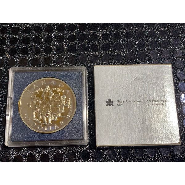 1994 Royal Canadian Mint $1 Dollar Coin, .500 Silver, 23.4g, Commemorative Issue in Case