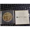 Image 1 : 1985 Canada National Parks Moose Silver Dollar, Royal Canadian Mint, .500 Silver, 23.4g