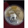 Image 2 : 1985 Canada Silver Dollar National Parks Centennial Moose Coin in Case