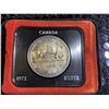 Image 1 : 1972 Canada Silver Dollar Coin With Case