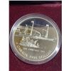 Image 2 : 1991 Royal Canadian Mint Silver Proof Dollar Frontenac 1816 Commemorative Coin