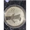 Image 1 : 2011 Canada $20 Fine Silver Canoe Coin, Queen Elizabeth II Obverse