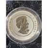 Image 2 : 2011 Canada $20 Fine Silver Canoe Coin, Queen Elizabeth II Obverse