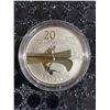 Image 1 : 2011 Canada $20 Fine Silver Coin Canoe Design With Queen Elizabeth II Effigy